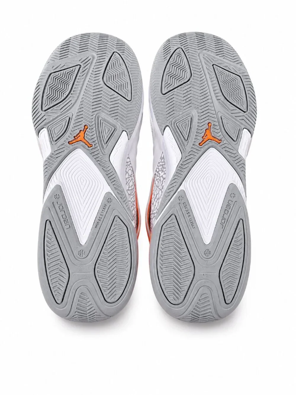 Jordan Heir Series White Total Orange Wolf Grey Sneakers IO0409-108 Mens 11.5